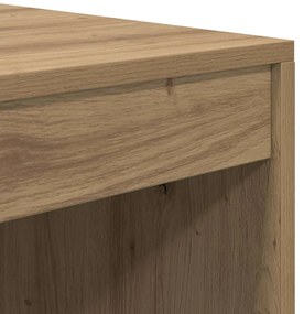 mesa Carvalho Artesanal 80x50x76 cm Madeira engenheirada