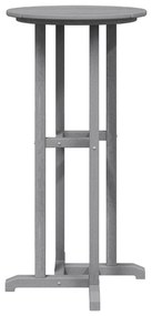 Mesa de Bar Cinzento-claro 55x55x107 cm HDPE