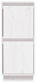 Aparadores 2 pcs 31,5x34x75 cm madeira de pinho maciça branco