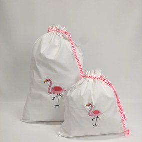 Saco Pão e Merenda Flamingo