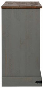 Aparador HALDEN 2 portas de correr 112x40x80 cm Madeira maciça