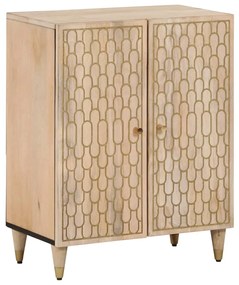 vidaXL Móvel de apoio 60x33x75 cm madeira de mangueira maciça