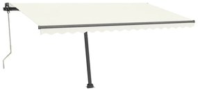Toldo automático independente 400x350 cm cor creme