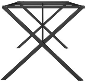 Pernas para mesa de jantar estrutura em X aço