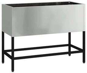 Jardineira Elevada vidaXL 60x26x45 cm Aço Galvanizado