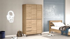 Roupeiro ON15 – Nogueira – 112,2x195,6x55 cm
