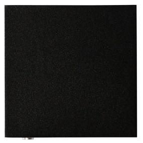 Candeeiro de parede preto com LED e dimmer tátil recarregável - Joris Moderno