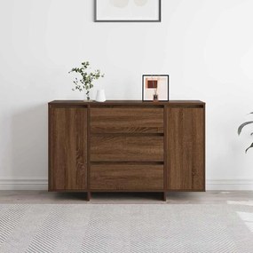 Sideboard Castanho Carvalho 120x41x75 cm Madeira engenheirada