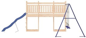 Conjunto de brincar p/ exterior madeira de pinho maciça