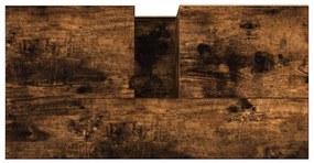 Armário casa de banho 65x33x60 cm madeira carvalho fumado