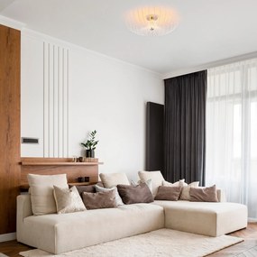 Candeeiro de Teto Aspendos – Branco – Diâmetro 56 cm