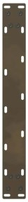 Pés para mesa de centro em aço natural, 2 peças, 60x (42-43) cm, aço