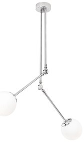 Candeeiro de Teto Cambaz – Cromado – 100 x 15 cm