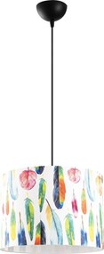 Candeeiro de Teto Abajur – Multicolor – Diâmetro 40 cm, Altura 124 cm