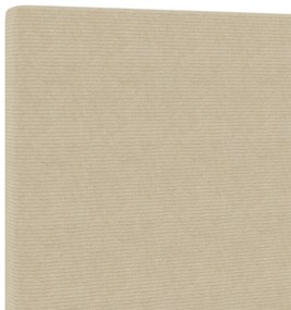 Cabeceira vidaXL Design Simples Verde Claro Cinza 160 cm Tecido de Vel