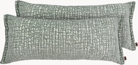 Almofadas em chenille artesanais Leilani, conjunto de 2