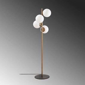 Candeeiro de Pé Faze – Dourado – 32 x 32 x 130 cm