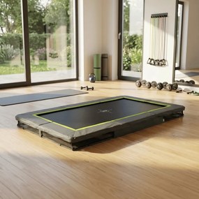 Trampolim desportivo retangular Silhouette 244 x 366 cm - preto