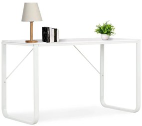 vidaXL Secretária de computador 120x60x73 cm branco