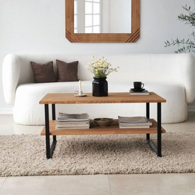 Mesa de Café Neta - Carvalho - 85x40x60 cm
