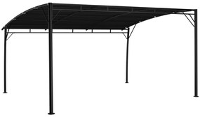 Toldo para-sol de jardim 4x3x2,55 m antracite
