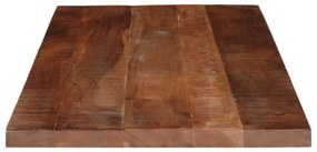 Tampo de mesa retangular 140x50x2,5cm madeira recuperada maciça