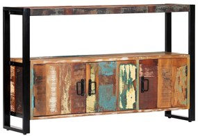 Aparador 120x30x75 cm madeira recuperada maciça