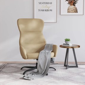 Cadeira de descanso couro artificial cappuccino