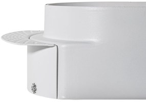 Conjunto de 6 focos embutidos arredondados brancos GU10 50mm 2-luzes - Hubs