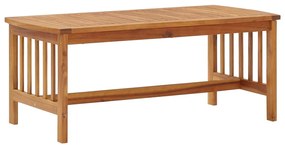 Mesa de centro 102x50x43 cm madeira de acácia maciça