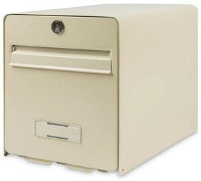 Caixa de correio Burg-Wachter   Bege Aço Galvanizado 36,5 x 28 x 31 cm