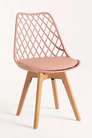 Pack 4 Cadeiras Mima - Rosa de avelã