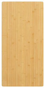 Tampo de mesa 40x80x4 cm bambu