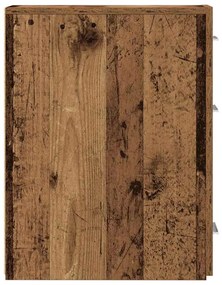Armário de Farmácia vidaXL em Madeira Velha 20x45,5x60 cm em Madeira T