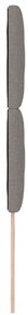 Cabeceira LED vidaXL Design de Blocos de Diamante Taupe 100 cm Tecido