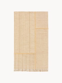 Tapete de pelo curto com franjas Monochrome, Design Folkform