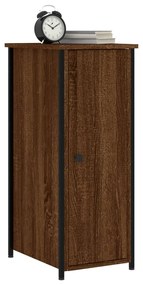 Mesa cabeceira 32x42x80 cm derivados madeira carvalho castanho