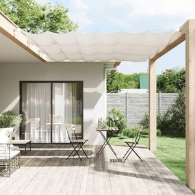 vidaXL Toldo vertical 100x270 cm tecido oxford branco