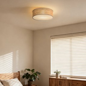 Candeeiro de teto oriental em vime 30 cm - Tromma