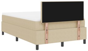Cama Box com Colchão Verde Claro Cinza 120x200 cm Tecido de Veludo Cot