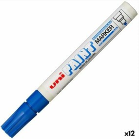 Marcador Permanente Uni-ball PX-20 Azul 2,8 mm (12 Unidades)