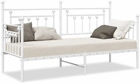 Estrutura de Cama Dia Branca 80x200 cm Aço