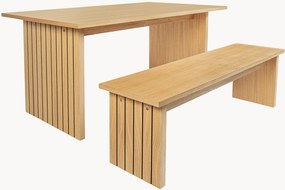 Mesa de jantar em madeira Stripe