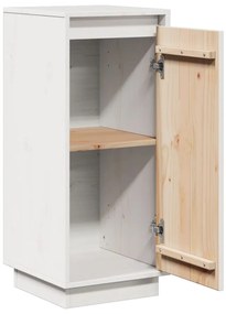 Aparadores 2 pcs 31,5x34x75 cm madeira de pinho maciça branco