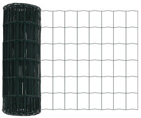 Cerca Euro Verde 0.6x50 m Aço