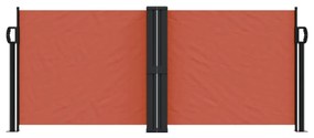 Toldo lateral retrátil 100x600 cm terracotta