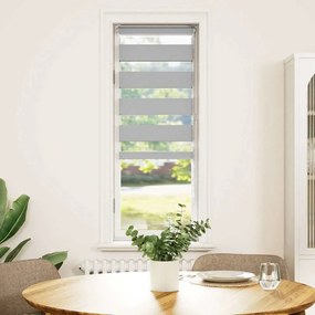 vidaXL Cortina de zebra 40x150 cm largura do tecido 35,9 cm poliéster