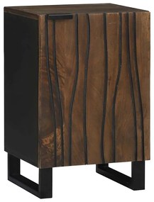 vidaXL Armário de banheiro 38x33,5x58 cm em madeira de mogno