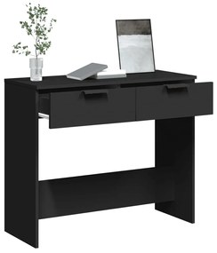 Mesa consola 90x36x75 cm derivados de madeira preto