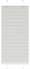Cinzento Luz Plissada Cega 65x150 cm Largura Tecido 64,4 cm